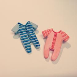 Twins Baby Brooch, Gemini Horoscope Star sign  